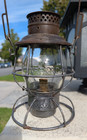 Oregon Washington Railroad   Navigation Co  Tall Cast Globe Railroad Lantern