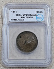 1841 Specie Payments Suspended Ht 68 May Tenth 1837 Hard Times Token Icg Vf25