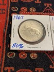 Two 1967 Canadian Quarters 80  Pure Silver