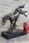Running Horse Statue Animal Figurine Sculpture Decor Bronze Hand Made Sale Art