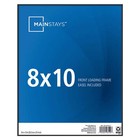  6 Pack   8x10 Front Loading Basic Tabletop Picture Frame  Black