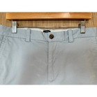 J crew Mens 9  Inseam Chino Shorts Size 30 Light Sky Blue Stretch Flat Front