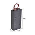 2 X Battery Case Storage Box 2 Slots 3 7v 2-wire Lead On off 2 X 18650 Battery