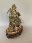 Asian Deity With Dragons  Bronze  Late 19th Or Early 20th Century
