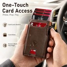 Wallet For Men Wallet With Slim Pop Up Card Holder 9-13 Cards  Bifold Minimalist