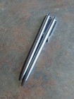 Vintage Paper Mate Mechanical Pen And Pencil Set Double Brushed Chrome Double   
