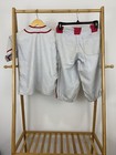 Vtg 50s 60s Boston Red Sox Two Piece Baseball Wool Jersey Size Youth S