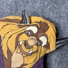 Vtg 90s Disney Beauty And The Beast Character 1992 18x18    Large Pillow Plush
