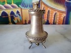 Italian Silver Peppercorn Grinder Four Feet 800 Silver Vintage Antique Solid Fs