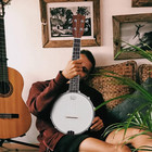 4-string Banjo Ukulele   Banjolele 23  Sapele Wood With Remo Head   Nylon String