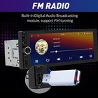 6 8  Single 1 Din Car Stereo Radio Bluetooth Touch Screen Mp5 Player Rear Camera