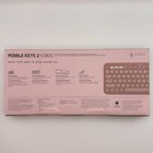 Logitech Pebble Keys 2 K380s Multi-device Bluetooth Wireless Keyboard Rose New
