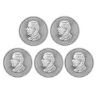 2026 1 Oz Canadian Silver Maple Leaf Coin Bu - Lot Of 5