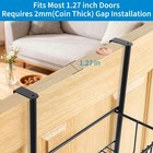 Over-the-door 2-tier Shower Caddy   Adjustable Metal Hanging Organizer With 6   