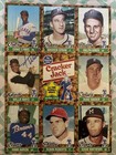 82 Crackjack  All Time Grts 2 Uncut Sheets 16 Cards Signed By Willly Mays In1686