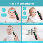 4-in-1 Forehead And Ear Thermometer For Adults  Kids  And Babies - No Touch Digi