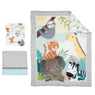 Bedtime Originals Mighty Jungle 3piece Crib Bedding Set  Multicolor  283003v 