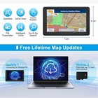 Gps Navigator For Car Truck Rv  Latest 2025 Map  7 Inch Touch Screen Real Voice