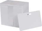 500 White Cr80  30 Mil  Pvc Cards With Horizontal Slot Punch By
