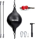 Toco Freido Double End Punching Ball  Speed Bag With Black red silver