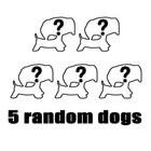 5pcs Littlest Pet Shop Toys Bobble Head Dachshund Dogs Girls Generation 3 Pets