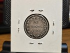 Nuce Detail 1894 Canada Newfoundland 20 Cents Silver Coin High Value 