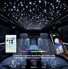 1000 Pc Starlight Twinkle Headliner Kit Car Roof Ceiling Lights With Remote 16w