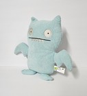 Ugly Doll Light Blue Ice Bat  Plush Stuffed Toy 13  Excellent Condition 