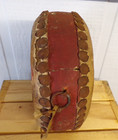 Chinese Leather Drum Rustic Tack Head Tom Tom Hand Painted Dragon Bird 10 5 