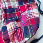 Vintage Walt Disney World Patchwork Madras Hobo Bag Mickey