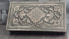 Genuine Antique Middle Eastern Solid Silver Vanity Box Case