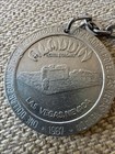 Vintage Keychain Aladdin Casino Hotel Las Vegas 1987 Destroyed In 1998 Rare