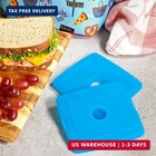 Cool Coolers By Fit   Fresh  4 Pack Slim Ice Packs  Space Saving Reusable Ice Pa