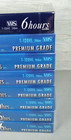 New Lot Of 8 Sony Blank Vhs Videocassette 6hr Premium Grade T-120vl T-120ve