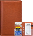 Server Books For Waitress - Leather Waiter Book Server Wallet With Zipper Poc   