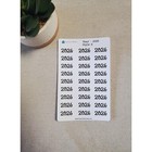Year Stickers For Calendars  Planners  Journals Style G