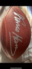 Franco Harris Pittsburgh Steelers Autographed Wilson Nfl Football Card With Coa