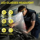Led Glasses Headlights Safety Eyeglass Lamp Work Lights Cycling 5 Modes