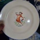 Vintage Elsie And Elmer The Cow Borden Company Usa Mug Dish Plate Glass