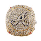 2021 Atlanta Braves World Series Mlb Championship Ring  1 Albies Size-9 -11 -13