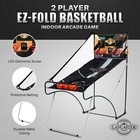 Lancaster Sports Ez-fold 2 Player Indoor Arcade Dual Basketball Hoop Shot Game 