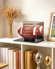Football Display Case  Clear Acrylic Display Case With Mirror Back And Removable