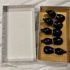 Vintage Chop Stick Holders Elegant Wooden Boxed Set Of 5 New