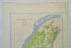 1962 Royal Botanic Gardens  Kew  Key Plan Map With Bus Route  Revised In 1939