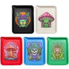 Hemp Rolling Tray     10 Count Display     Assorted Colors   Designs
