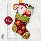 Noel Nostalgia Bucilla Felt Christmas Stocking Kit 89804e New Pattern Unopened