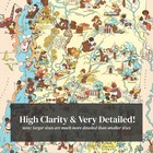 Old Map Of Mississippi 1935 - Vintage Mississippi Art