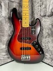 2022 Fender American Professional Ii Jazz Bass Sunburst Guitar W ohsc
