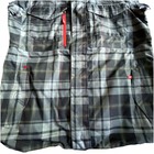Burton Snowboard Jacket Ski Coat Mens L White Collection Dry Ride Plaid Black