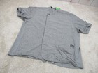 Tilit Nyc Mens Chef Coat 3xl Gray Recycled Hemp Stretch Panels Short Sleeve Cook